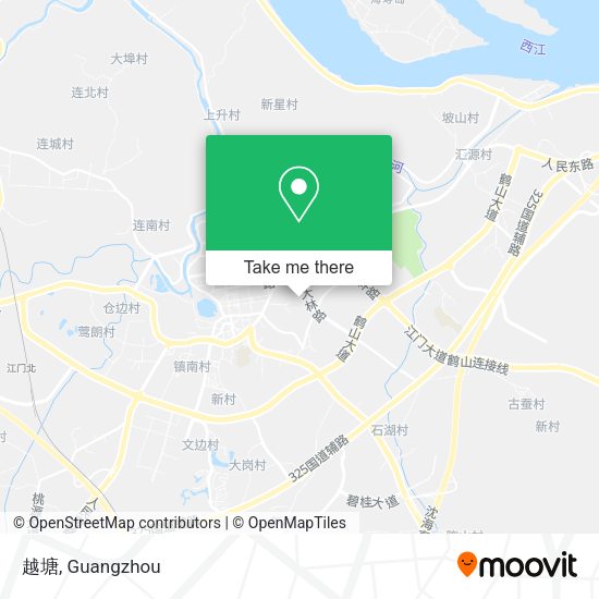 越塘 map