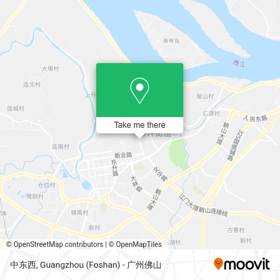 中东西 map