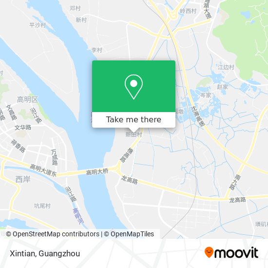 Xintian map