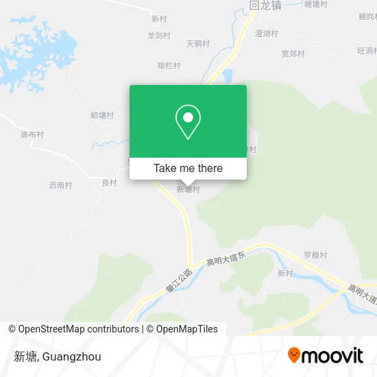 新塘 map