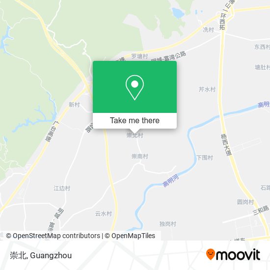 崇北 map