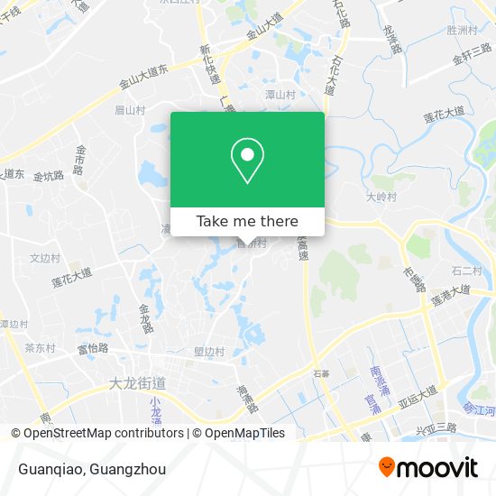 Guanqiao map