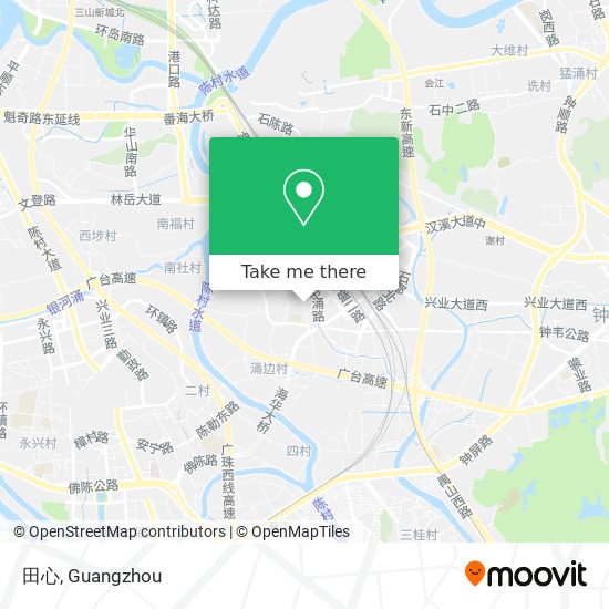 田心 map