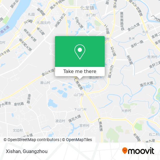 Xishan map