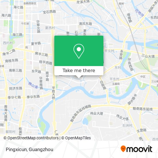 Pingxicun map