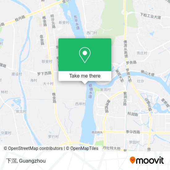 下滘 map
