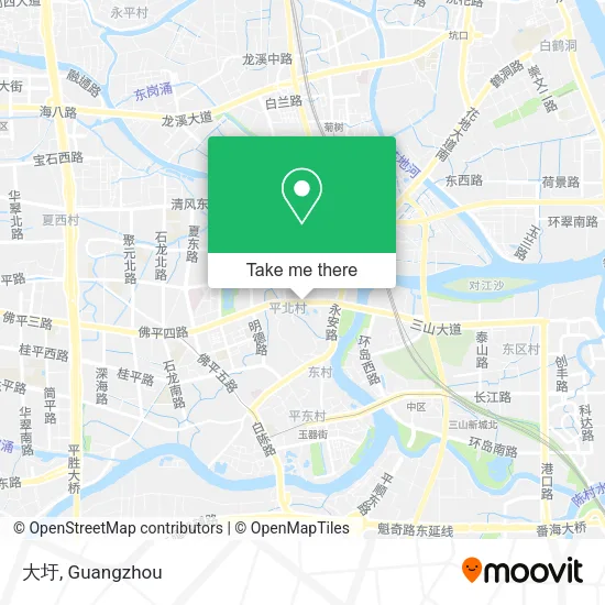 大圩 map