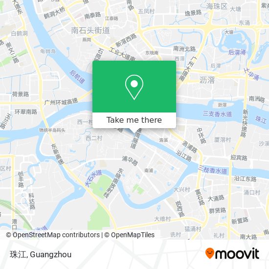 珠江 map