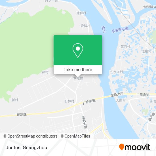 Juntun map
