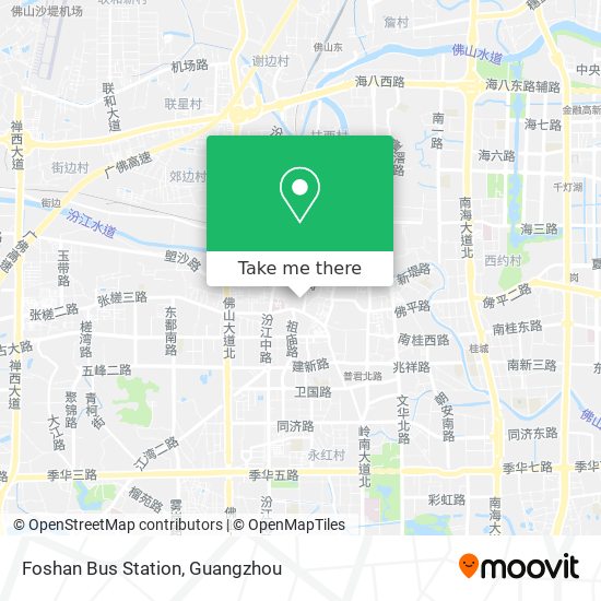 Foshan Bus Station map