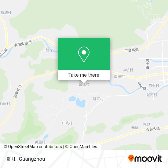 瓮江 map