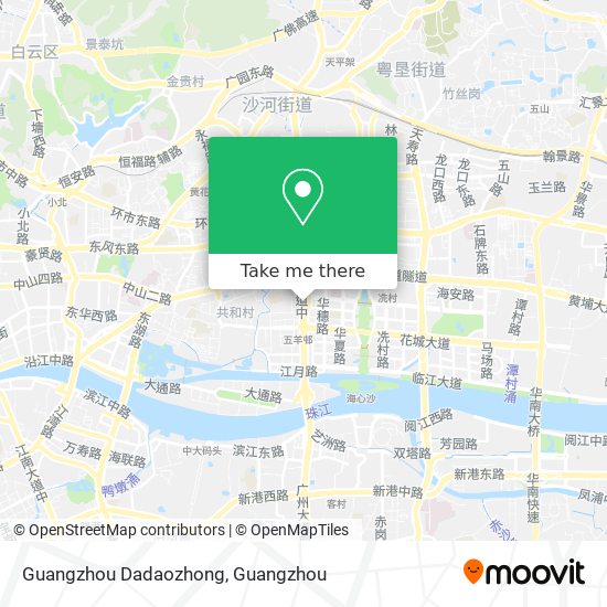 Guangzhou Dadaozhong map
