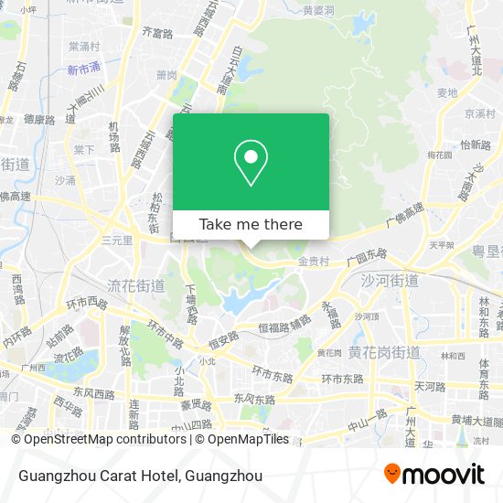 Guangzhou Carat Hotel map