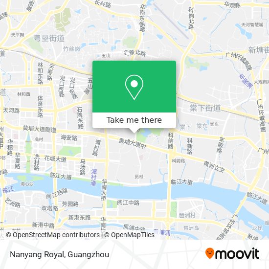 Nanyang Royal map