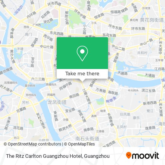 The Ritz Carlton Guangzhou Hotel map
