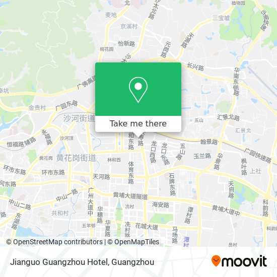 Jianguo Guangzhou Hotel map