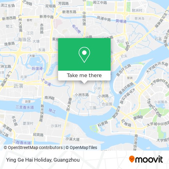 Ying Ge Hai Holiday map