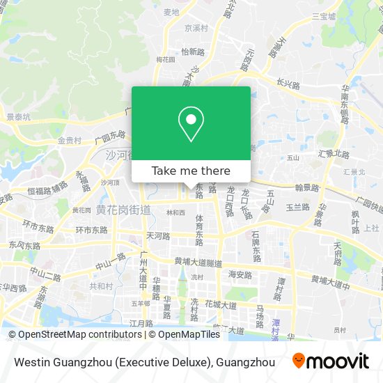 Westin Guangzhou (Executive Deluxe) map