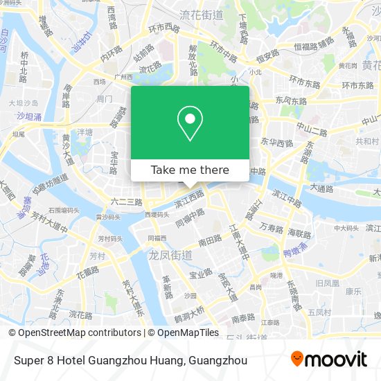 Super 8 Hotel Guangzhou Huang map