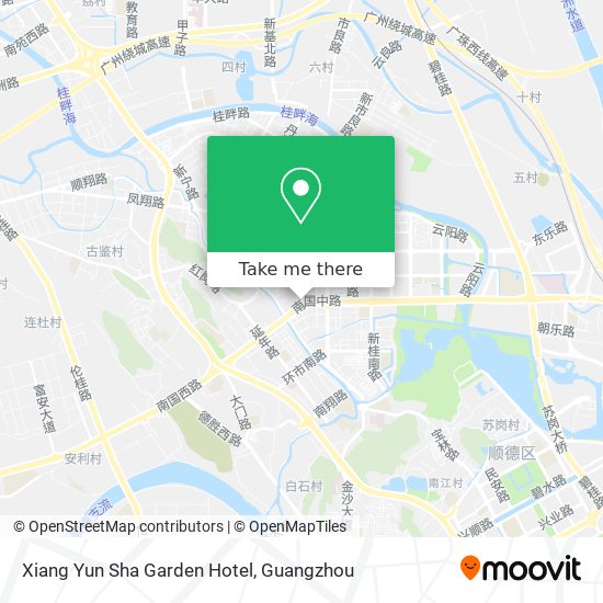 Xiang Yun Sha Garden Hotel map