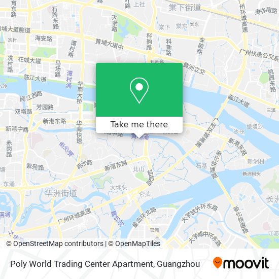 Poly World Trading Center Apartment map