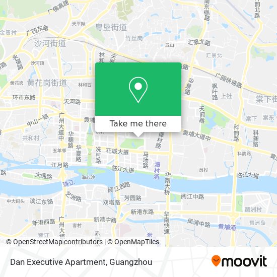 Dan Executive Apartment map