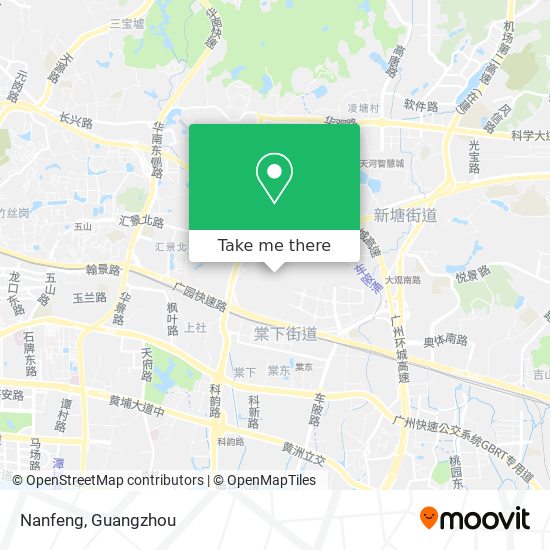 Nanfeng map