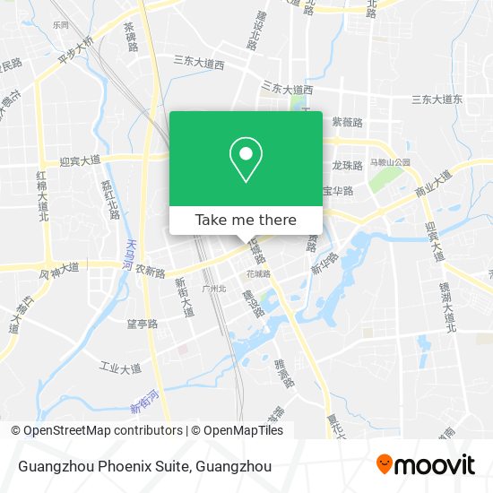 Guangzhou Phoenix Suite map
