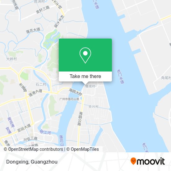 Dongxing map