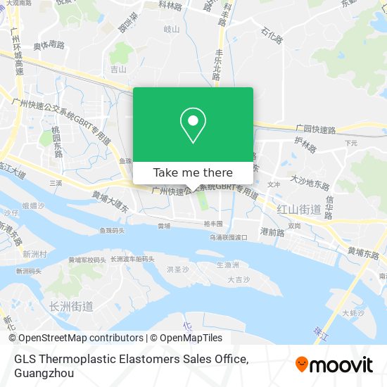 GLS Thermoplastic Elastomers Sales Office map