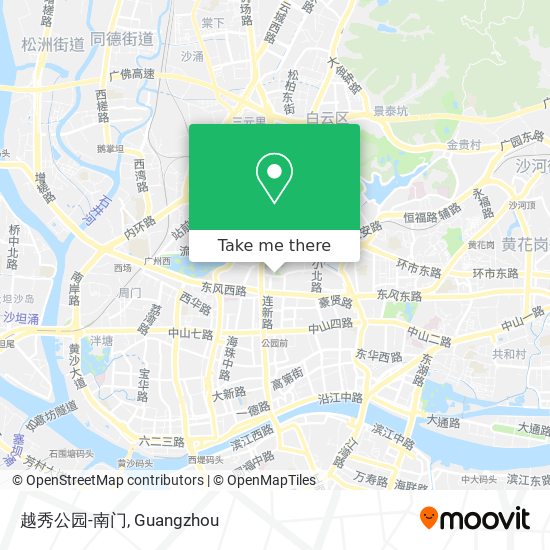 越秀公园-南门 map