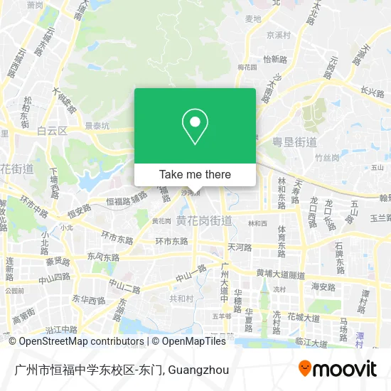 广州市恒福中学东校区-东门 map