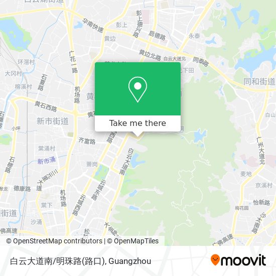 白云大道南/明珠路(路口) map