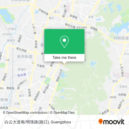 白云大道南/明珠路(路口) map