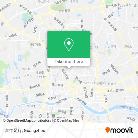 富怡足疗 map