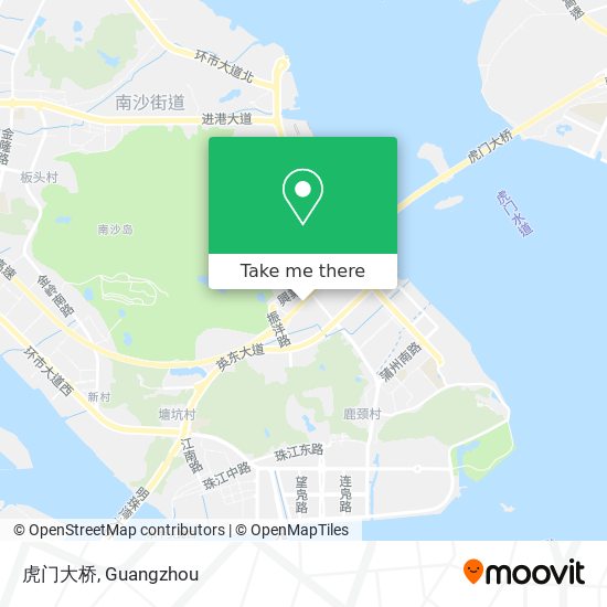 虎门大桥 map