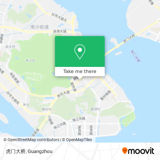 虎门大桥 map