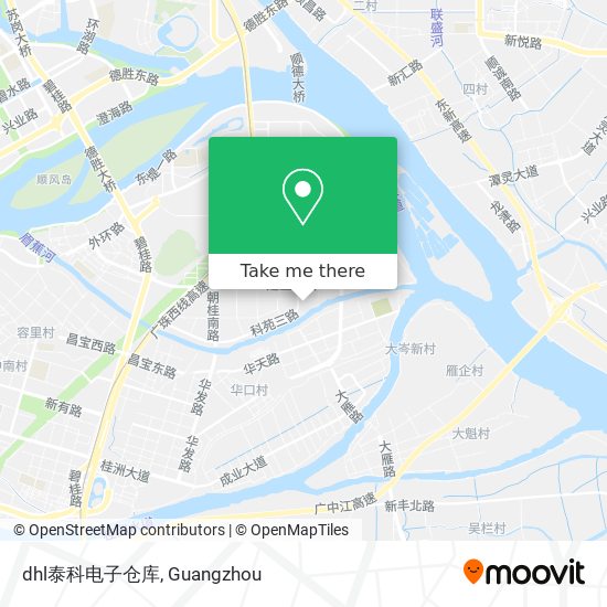 dhl泰科电子仓库 map