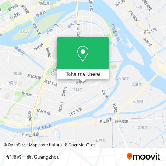 华城路一街 map