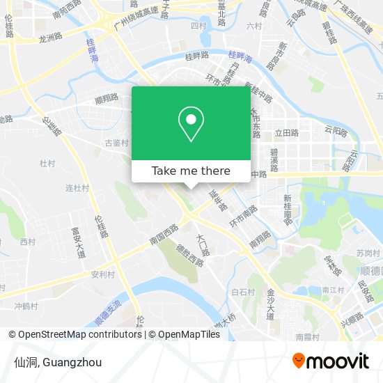 仙洞 map