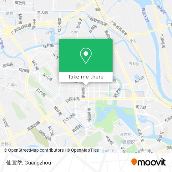 仙宜岱 map