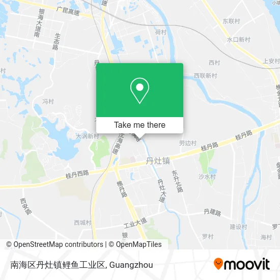 南海区丹灶镇鲤鱼工业区 map