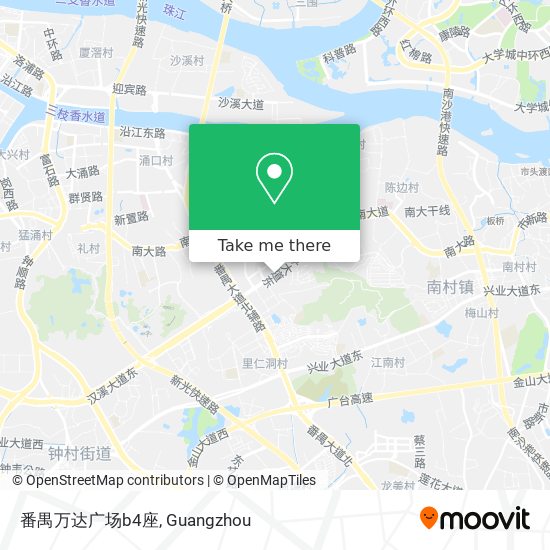 番禺万达广场b4座 map
