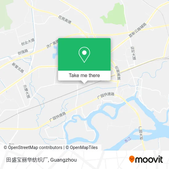 田盛宝丽华纺织厂 map