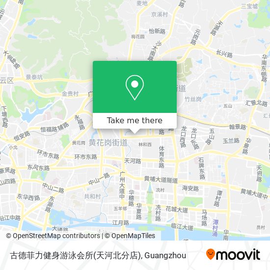 古德菲力健身游泳会所(天河北分店) map