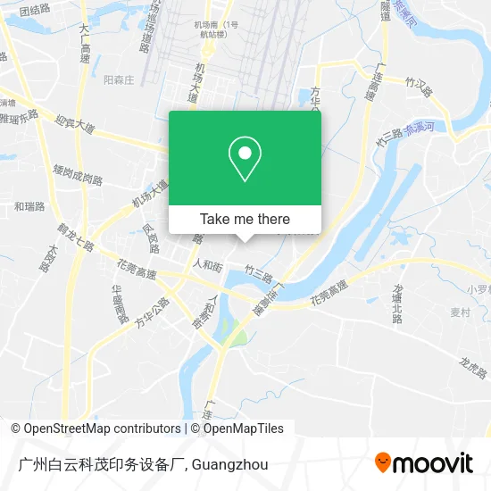 广州白云科茂印务设备厂 map