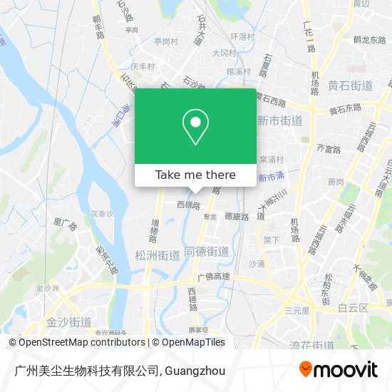 广州美尘生物科技有限公司 map