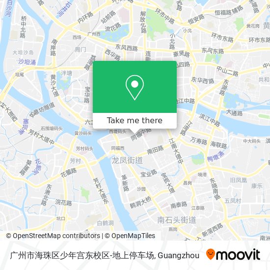 广州市海珠区少年宫东校区-地上停车场 map