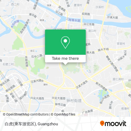 白虎(乘车游览区) map