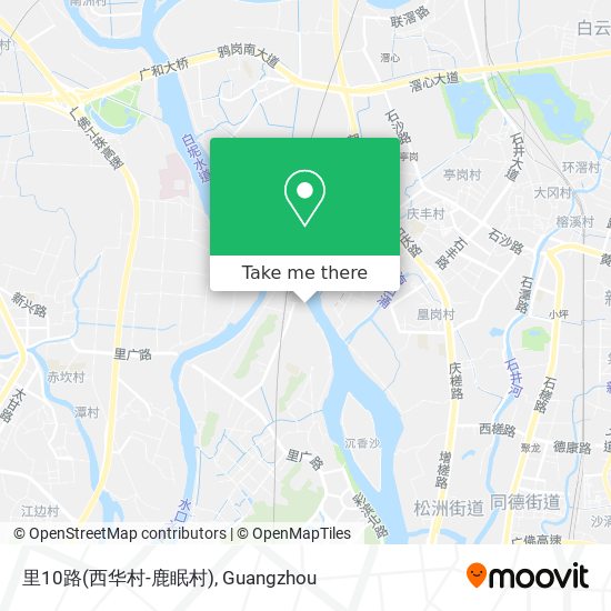 里10路(西华村-鹿眠村) map